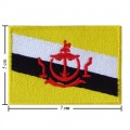 Brunei Nation Flag Style-1 Embroidered Sew On Patch
