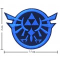 Zelda Triforce Game Style-1 Embroidered Sew On Patch