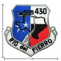 Texas Fierro Rio Del 430 Embroidered Sew On Patch