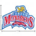 London Monarchs Style-1 Embroidered Iron On/Sew On Patch