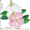Hibiscus Flower Style-4 Embroidered Sew On Patch