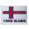 Faroe Islands Nation Flag Style-2 Embroidered Sew On Patch