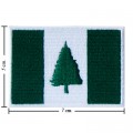 Norfolk Nation Flag Style-1 Embroidered Sew On Patch
