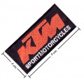 KTM Motorcycles Style-1 Embroidered Sew On Patch