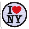 I Love Newyork Style-1 Embroidered Sew On Patch