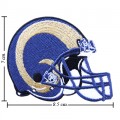 St.Louis Rams Helmet Style-1 Embroidered Iron On/Sew On Patch