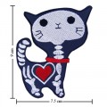 Cat Ghost Cartoon Comic Embroidered Sew On Patch