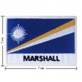 Marshall Nation Flag Style-2 Embroidered Sew On Patch