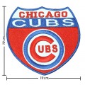 Chicago Cubs Sport Style-3 Embroidered Iron On/Sew On Patch