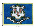 Connecticut State Flag Embroidered Sew On Patch