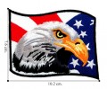 American Bald Eagle Flag Style-1 Embroidered Sew On Patch