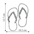 Flip Flops Style-2 Embroidered Sew On Patch