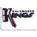 Kalamazoo Kings Style-1 Embroidered Iron On/Sew On Patch