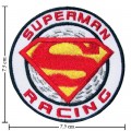 Superman Racing Style-1 Embroidered Sew On Patch