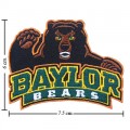 Baylor Bears Style-1 Embroidered Iron On/Sew On Patch