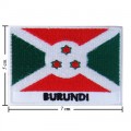 Burundi Nation Flag Style-2 Embroidered Sew On Patch