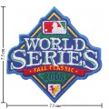 World Series 2008 Embroidered Iron On/Sew On Patch