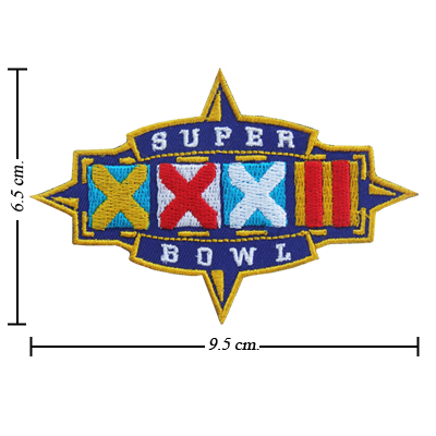 Super Bowl XXXII 1997 Style-32 Embroidered Sew On Patch