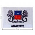 Mayotte Nation Flag Style-2 Embroidered Sew On Patch