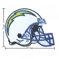 San Diego Chargers Helmet Style-1 Embroidered Iron On/Sew On Patch