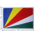 Seychelles Nation Flag Style-1 Embroidered Sew On Patch