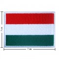 Hungary Nation Flag Style-1 Embroidered Sew On Patch
