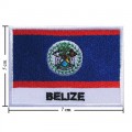 Belize Nation Flag Style-2 Embroidered Sew On Patch