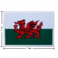 Wales Nation Flag Style-1 Embroidered Sew On Patch