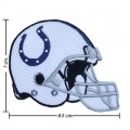 Indianapolis Colts Helmet Style-1 Embroidered Iron On/Sew On Patch