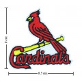 St Louis Cardinals Baseball Style-1 Embroidered Iron On/Sew On Patch