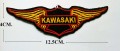 Kawasaki Motorcycle Style-6 Embroidered Sew On Patch