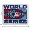 World Series 2006 Embroidered Iron On/Sew On Patch