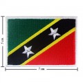 Saint Kitts And Nevis Nation Flag Style-1 Embroidered Sew On Patch
