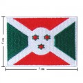 Burundi Nation Flag Style-1 Embroidered Sew On Patch