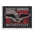 Harley Davidson One Nation Patch Embroidered Sew On Patch