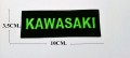 Kawasaki Motorcycle Style-5 Embroidered Sew On Patch