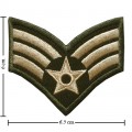 US Army Stripe Style-10 Embroidered Sew On Patch