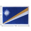 Marshall Nation Flag Style-1 Embroidered Sew On Patch