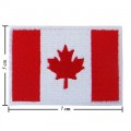 Canada Nation Flag Style-1 Embroidered Sew On Patch