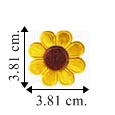 Colored Daisy Style-3 Embroidered Sew On Patch