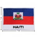 Haiti Nation Flag Style-2 Embroidered Sew On Patch