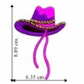 Cowgirl Hat Embroidered Sew On Patch