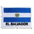 El Salvador Nation Flag Style-2 Embroidered Sew On Patch