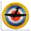 Military Target US Top gun Embroidered Sew On Patch