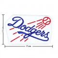 Los Angeles Dodgers Round Style-1 Embroidered Iron On/Sew On Patch