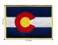 Colorado State Flag Embroidered Sew On Patch