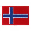 Svalbard And Janmayen Nation Flag Style-1 Embroidered Sew On Patch