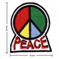 Peace Sign Style-3 Embroidered Sew On Patch