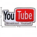 YouTube Style-1 Embroidered Sew On Patch