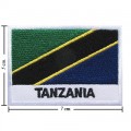 Tanzania Nation Flag Style-2 Embroidered Sew On Patch